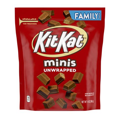 Kit Kat Minis, Milk Chocolate Wafer Bars Candy, 14 Oz. - Walmart.com