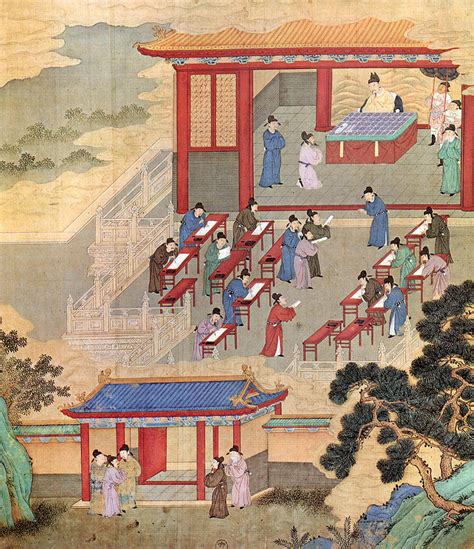 China Confucian Scholars Painting by Granger - Fine Art America