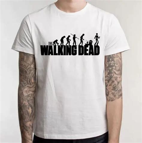 The walking dead t shirts men The walking dead t shirt Funny The walking dead tshirts tops The ...