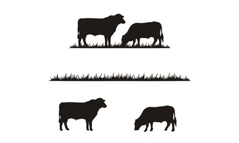 Beef Cattle Silhouette