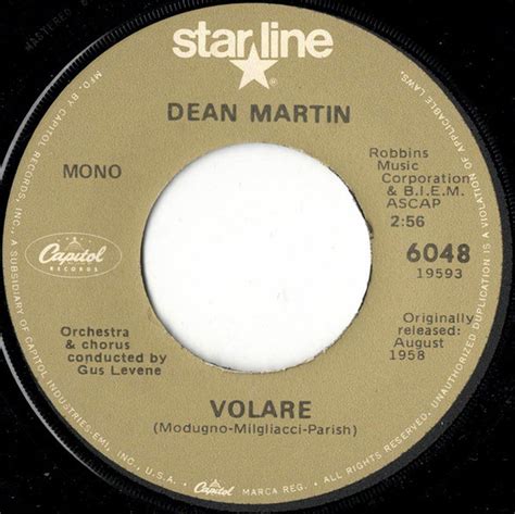 Dean Martin – Volare / Return To Me (Vinyl) - Discogs