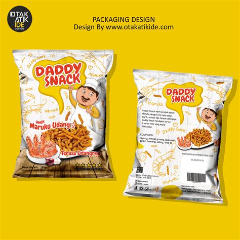 Desain kemasan snack - Otakatikide | Jasa Desain Logo, Jasa Desain Branding Kemasan, Desain ...