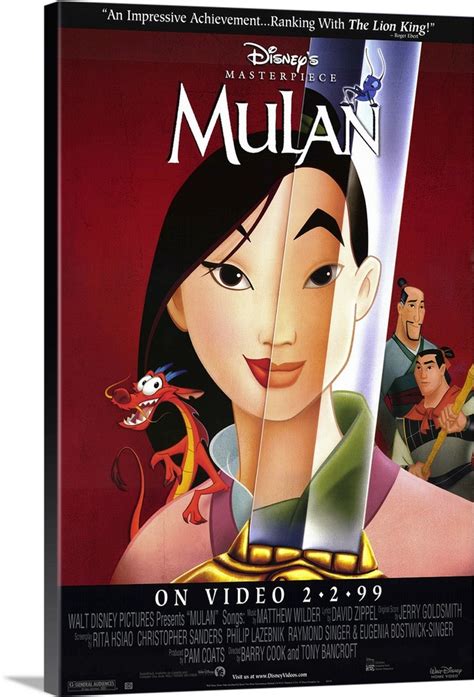 Mulan (1998) Wall Art, Canvas Prints, Framed Prints, Wall Peels | Great ...