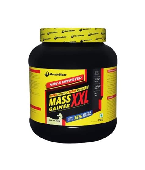 MuscleBlaze Mass Gainer XXL - Buy Proteins & Sports Nutrition Online in India | Snapdeal.com