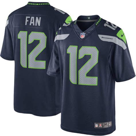 Nike Fan 12 Seattle Seahawks College Navy Team Color Limited Jersey