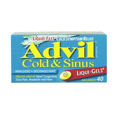 Buy Advil Cold & Sinus Liqui-Gels at Well.ca | Free Shipping $35+ in Canada