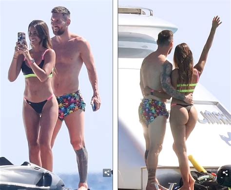 Lionel Messi and His Wife Antonella Roccuzzo Show Off Their Incredible ...