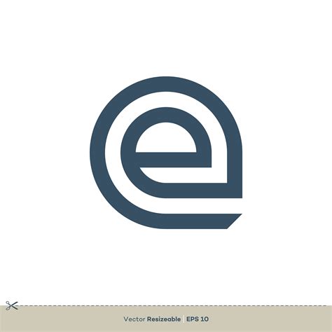 E Letter Logo Vector Icon Template Flat Illustration Design - Download Free Vector Art, Stock ...