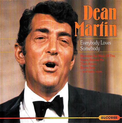 Dean Martin – Everybody Loves Somebody (1989, CD) - Discogs