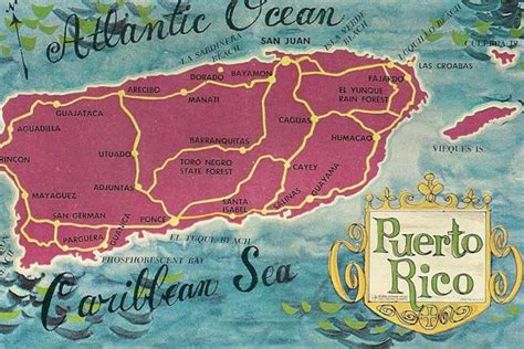 Puerto Rico Map Drawing at GetDrawings | Free download