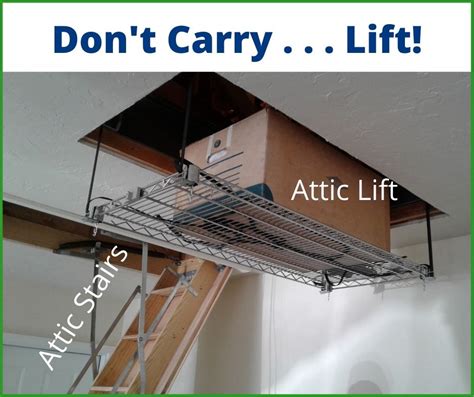 Garage Attic Storage Lift Diy - DIY Craft