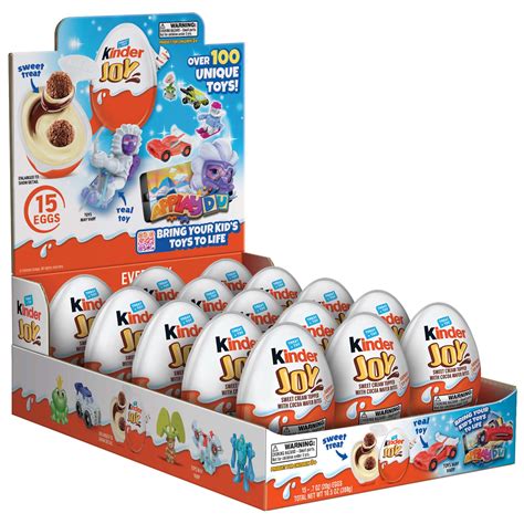 Kinder Joy Eggs, Sweet Cream and Chocolatey Wafers with Toy Inside ...