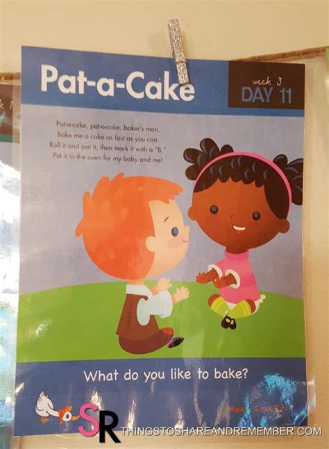 Pat a Cake Nursery Rhyme Activities