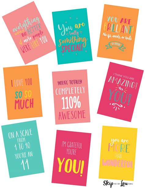 Compliment Cards | Skip To My Lou