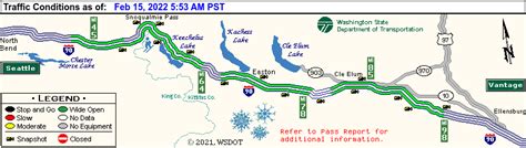 WSDOT - Snoqualmie Pass Road & Weather Conditions