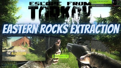 Eastern Rocks (2 ANGLES) Extraction Woods Scav - Escape From Tarkov - YouTube