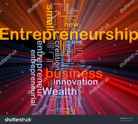 Background Concept Illustration Of Business Entrepreneurship Entrepreneur Glowing Light ...