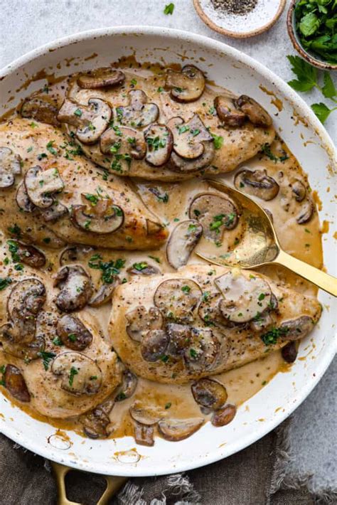 Creamy Chicken Marsala - Yummy Recipe