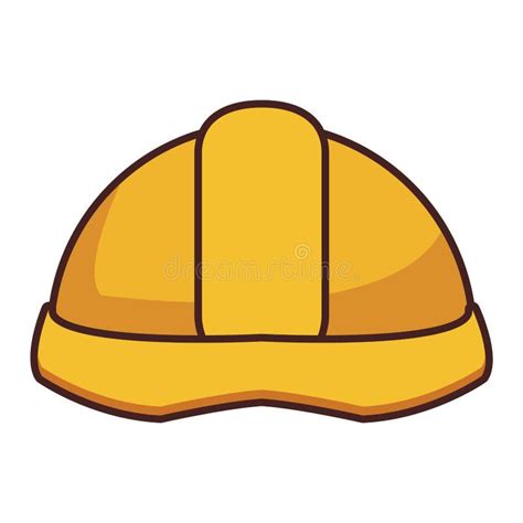 Construction Builder Helmet Cartoon Stock Vector - Illustration of profession, business: 138653042