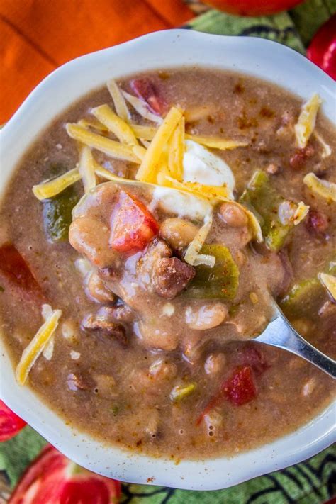 Cowboy Pinto Bean Soup (Slow Cooker) from The Food Charlatan // Frijoles Charros is an old ...