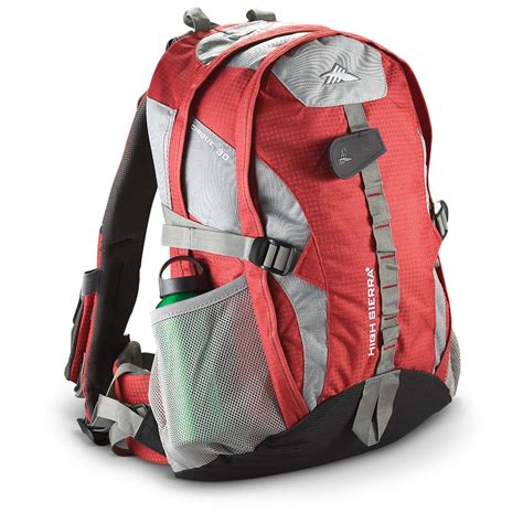 High Sierra® Cirque 30 - liter Backpack, Red / Charcoal - 222577 ...