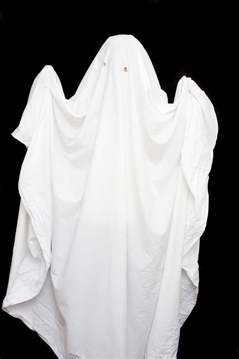 Free Stock Photo 6491 homemade ghost costume | freeimageslive