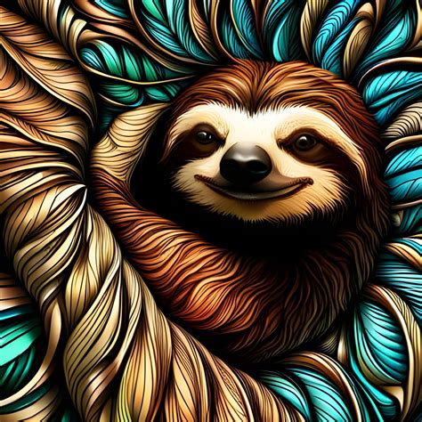 Sloth - AI Generated Artwork - NightCafe Creator