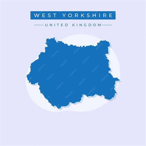 Premium Vector | Vector illustration vector of West Yorkshire map ...