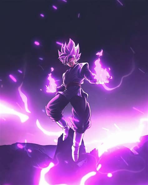 Goku Anime Purple Wallpapers - Wallpaper Cave