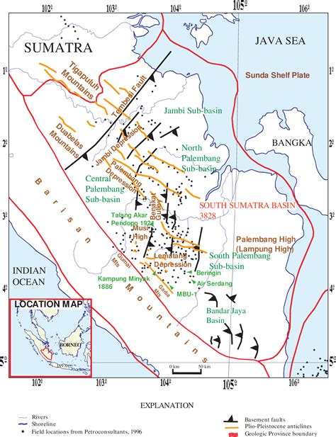 Figure 3 from South Sumatra Basin Province, Indonesia; the Lahat/Talang Akar-Cenozoic total ...