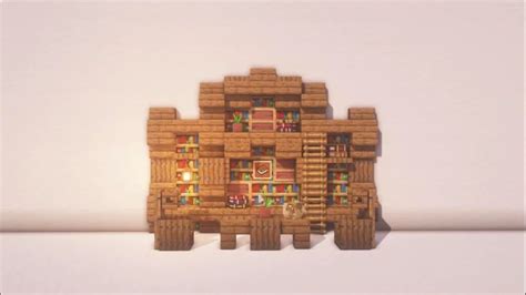 Here is a bookshelf design I made. : Minecraft | Minecraft, Minecraft projects, Minecraft blueprints