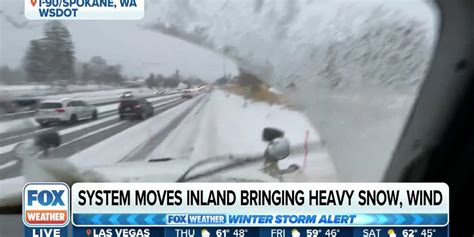 Crews working to clear roads across Washington State as winter storm ...