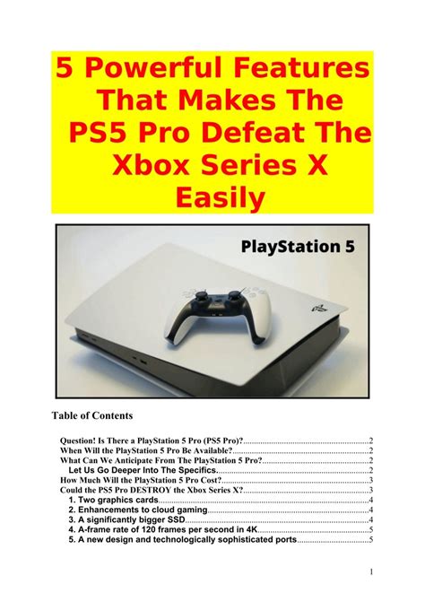 5 Powerful Features For Sony PlayStation PS5 Pro That Makes it Defeat ...