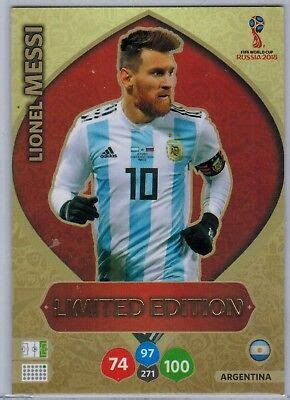 Argentina Version 2018 Panini Limited Edition Fifa World Cup Russia ...