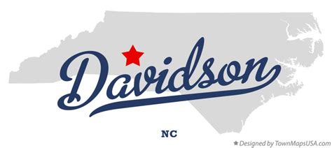 Map of Davidson, NC, North Carolina