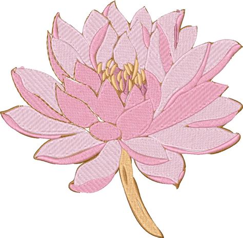 Flower Embroidery Design, 3 sizes, Machine Embroidery Design, Flower shapes Design, Instant ...