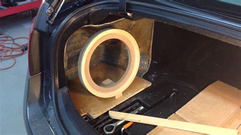 Lexus GS Fiberglass Subwoofer Box PART 1 - YouTube