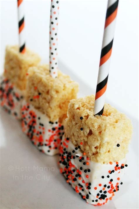 Halloween Food Halloween Themed Rice Krispie Treats