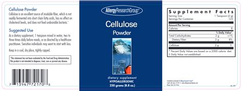 Cellulose Powder – Northeast Functional Medicine