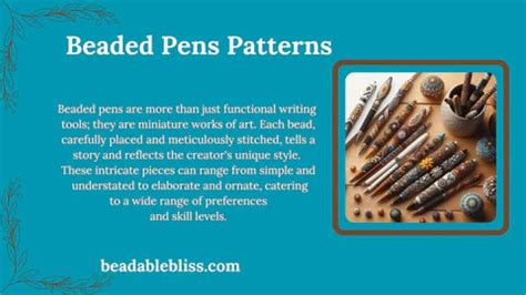 Beaded Pens Patterns – Beadable Bliss