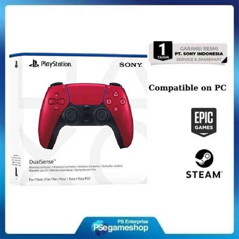 Jual PS5 DualSense Wireless Controller Volcanic Red di Seller ...