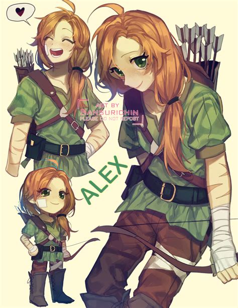 Minecraft - Alex by Sansurichin on DeviantArt