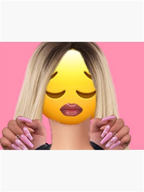 "Yass queen emoji ?" Sticker for Sale by celeste-i4l | Redbubble