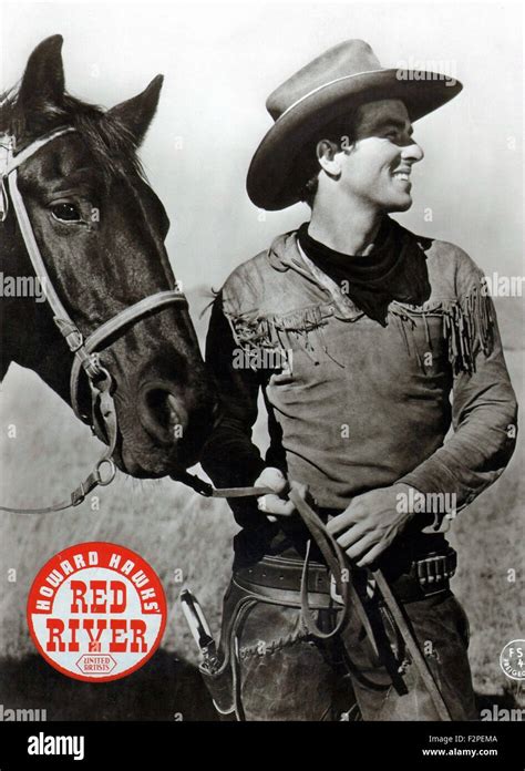 Red River - Movie Poster Stock Photo - Alamy