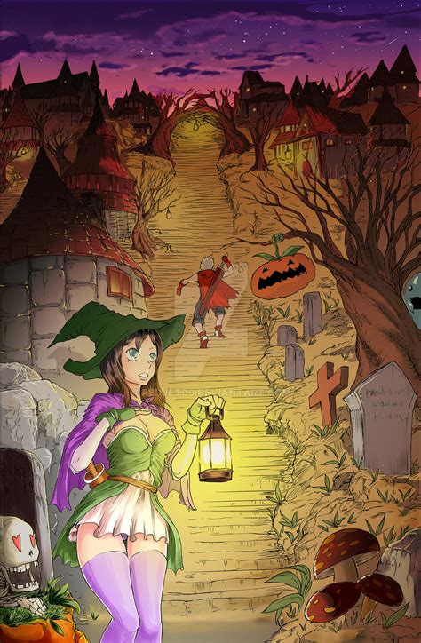 Halloween Village by Redjet00 on DeviantArt