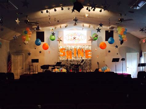 Vbs shine 2014 decor | Party decorations, Vbs, Decor