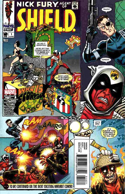 Deadpool #10 Koblish Secret Comic Variant Cover [Marvel Comic ...