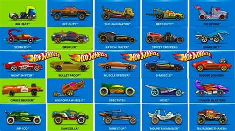 Hot wheels race off cars names - ladegreading