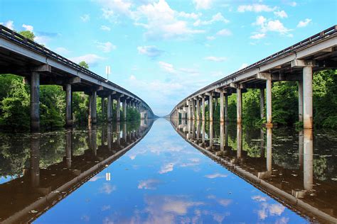 Atchafalaya Basin Bridge Photograph by Curtis Boggs - Fine Art America