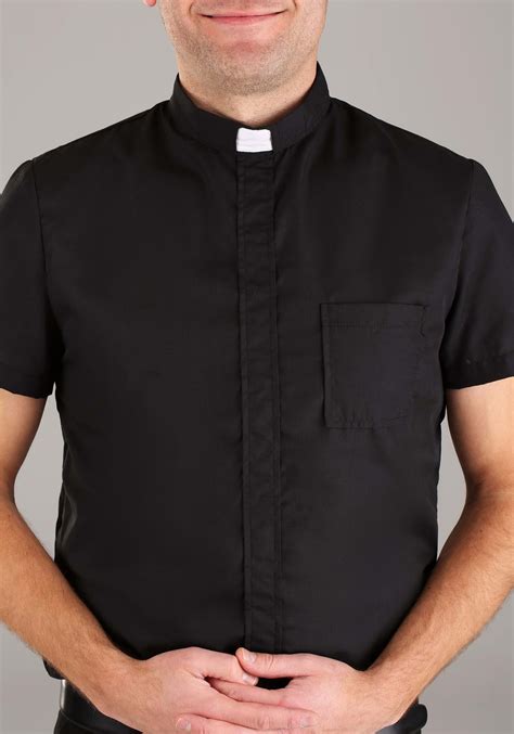 Adult Classic Priest Costume Shirt | Priest Costumes